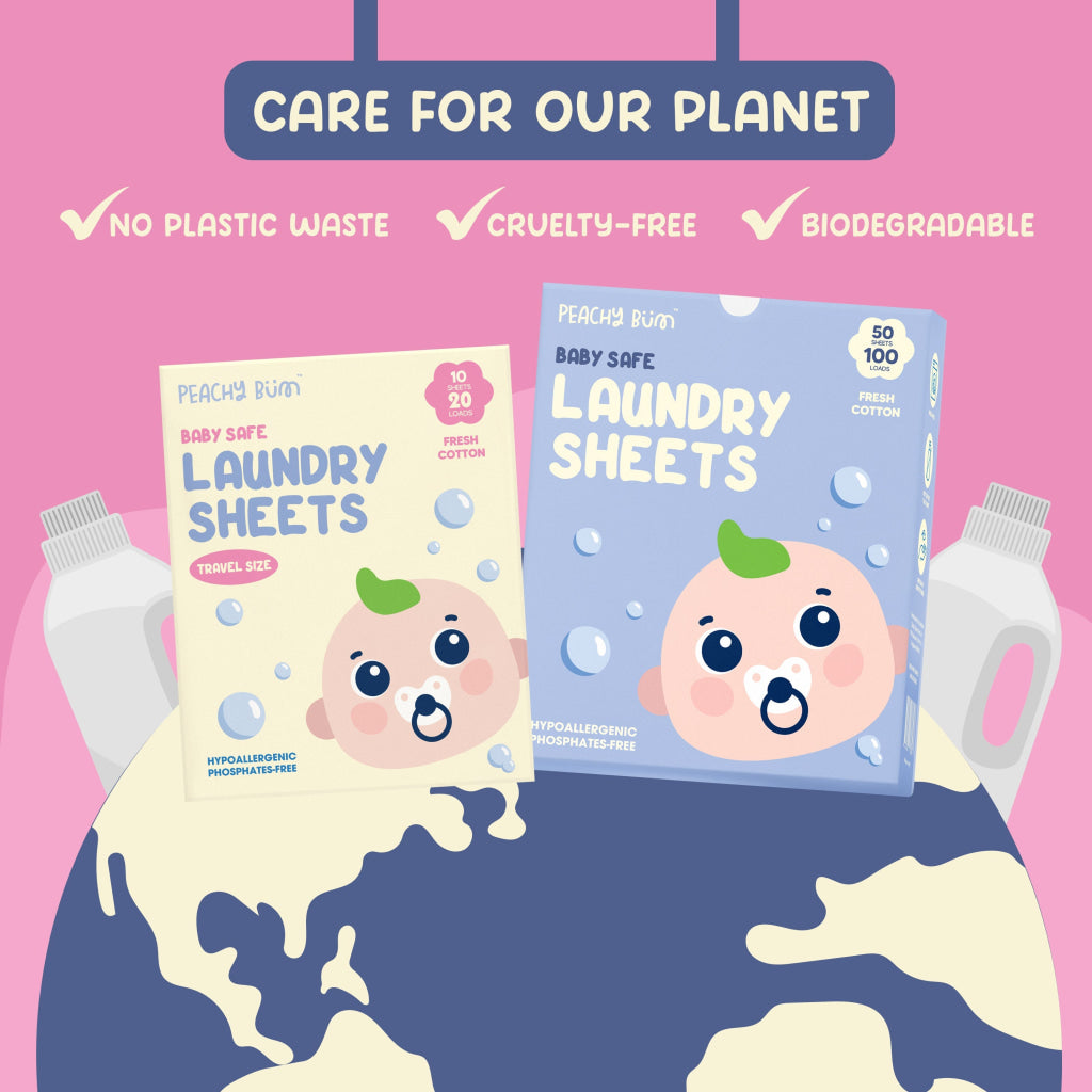 [Travel Size] Baby Safe Laundry Sheets - Fresh Cotton