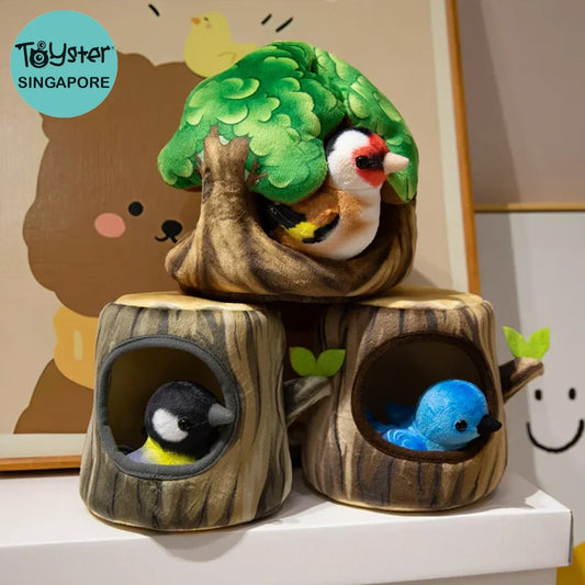 Tree House Bird Nest Plush Toy