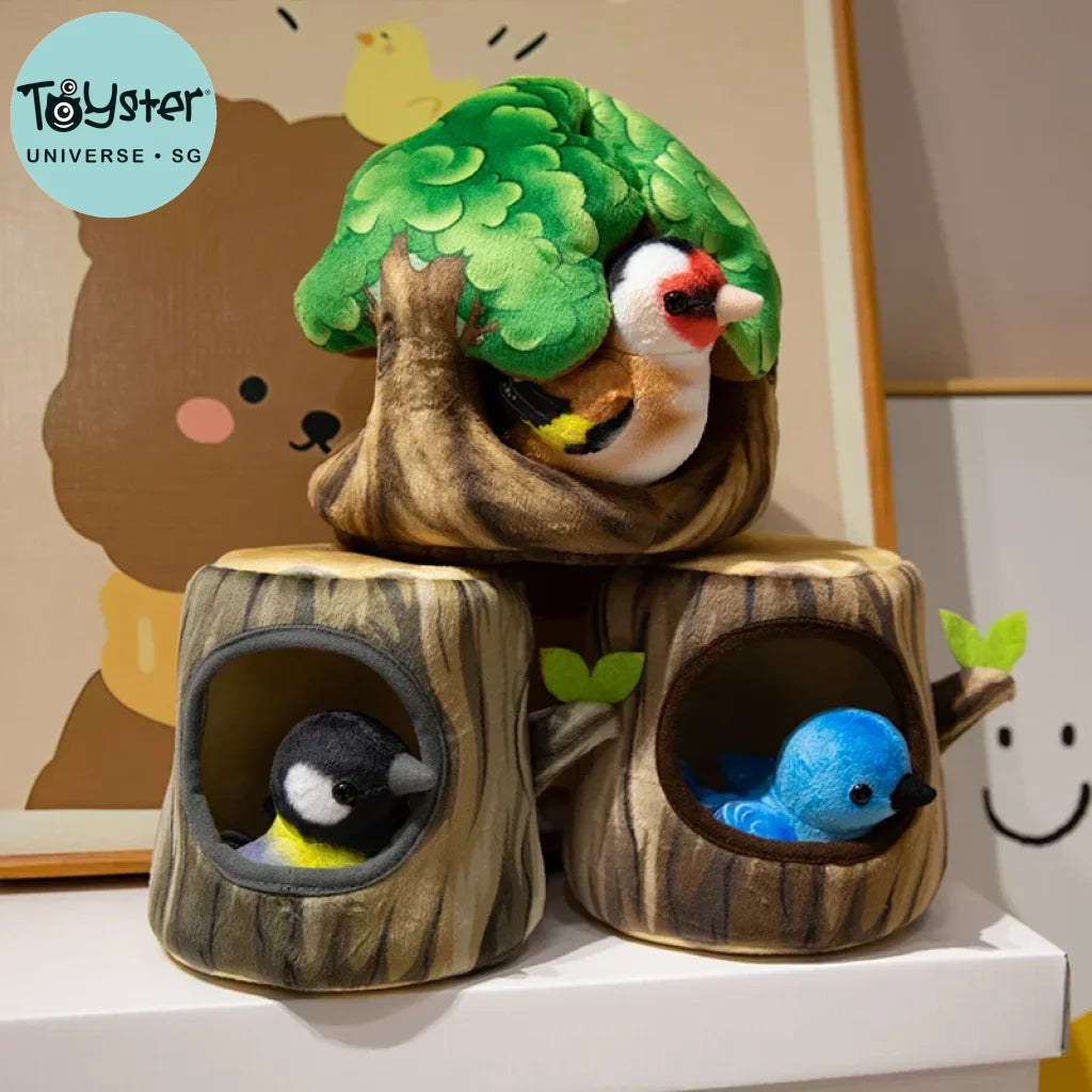 Tree House Bird Nest Plush Toy