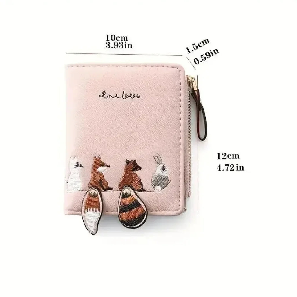 Trendy Short Wallet With Card Holder Coin Purse