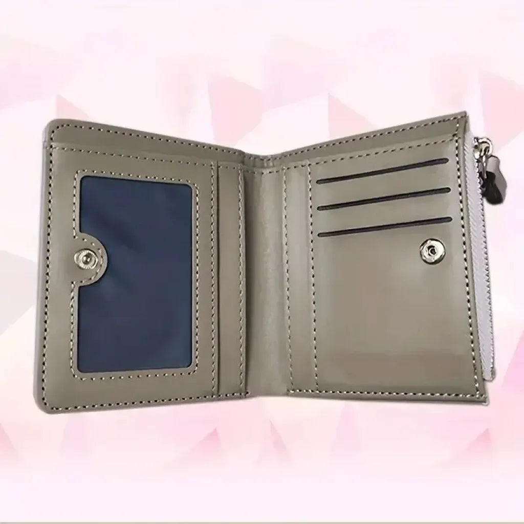 Trendy Short Wallet With Card Holder Coin Purse