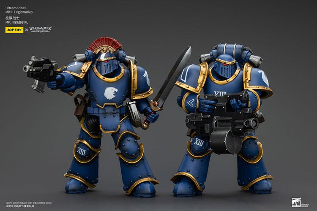 Ultramarines Legion Mkiii Tactical Squad Sergeant With Power Sword Jt00102 Warhammer 40K
