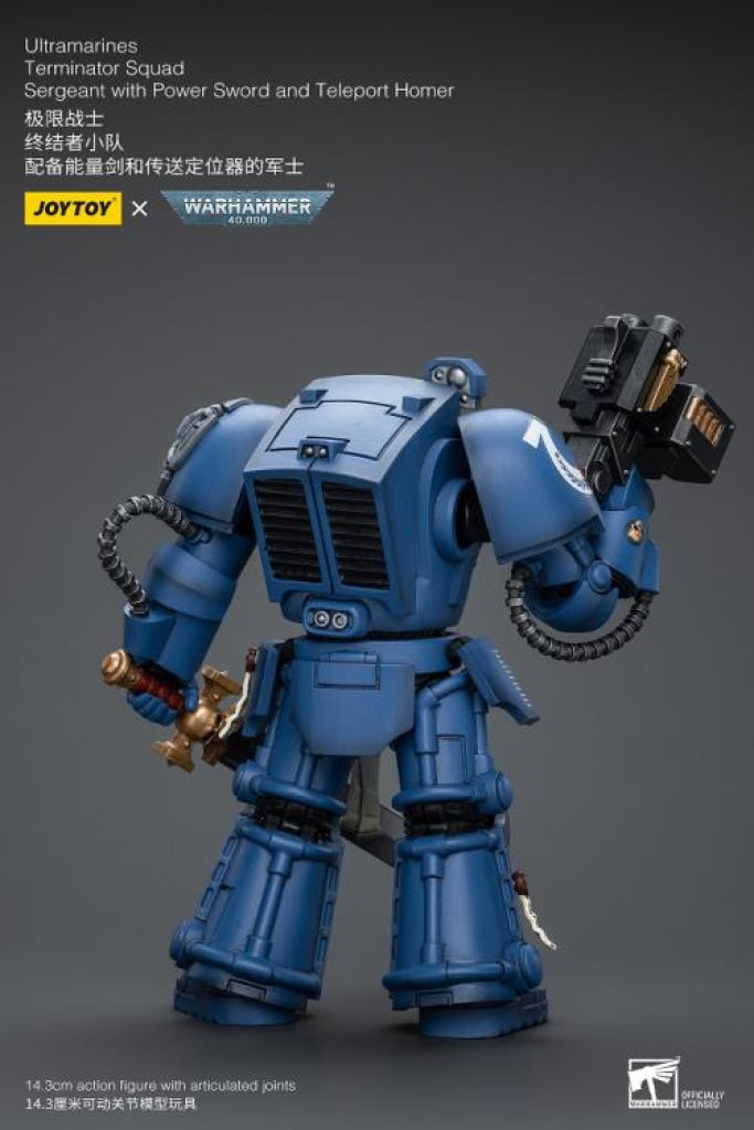 Ultramarines Terminator Squad Sergeant With Power Sword And Teleport Homer Jt9923 Warhammer 40K