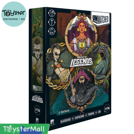 Unmatched: Battle of Legends Vol. 3 (with Foil Cards) - Board Games