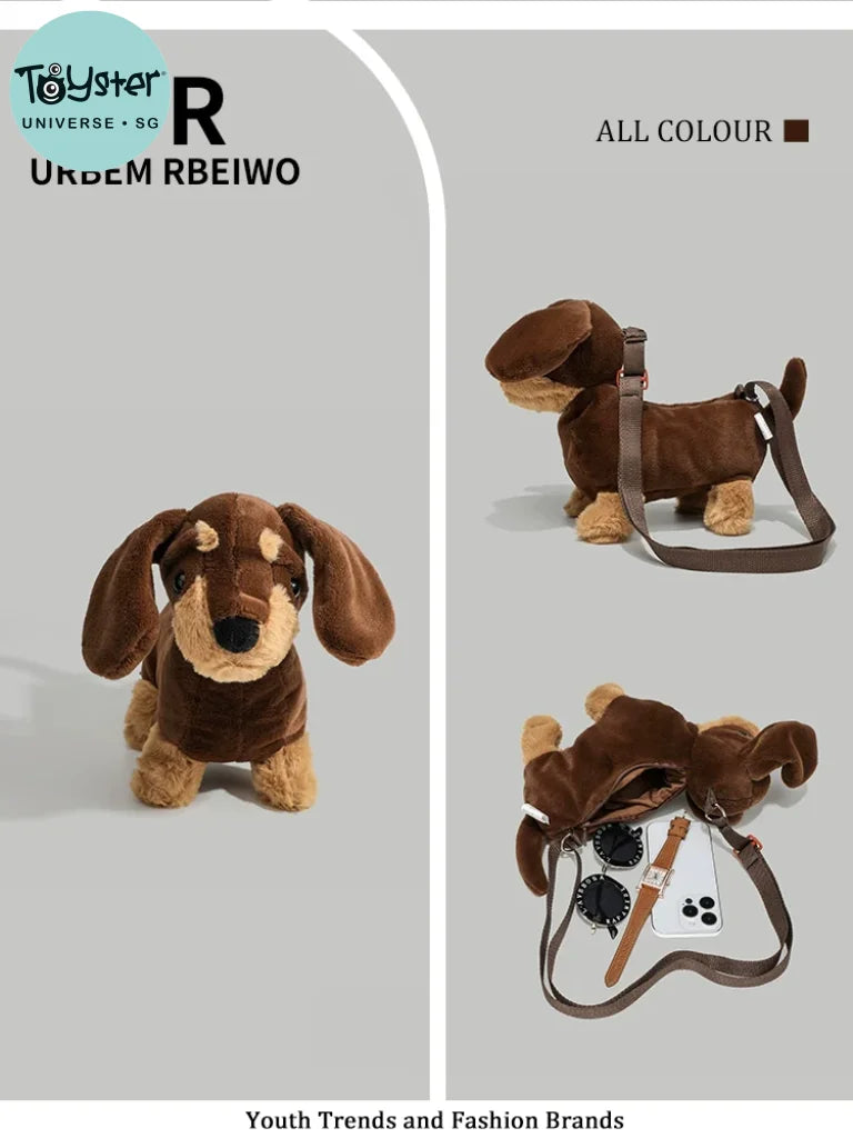 Ur Cute West Highland Figurine Doll Shoulder Bag Stuffed