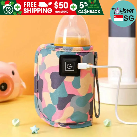 Usb Milk Water Warmer Bottle Heater Insulated Bag