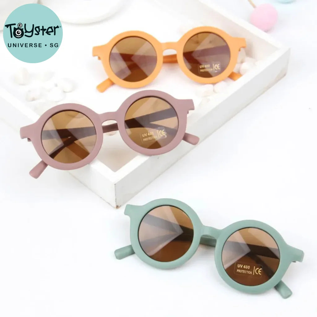 Uv400 Children’s Round Sunglasses