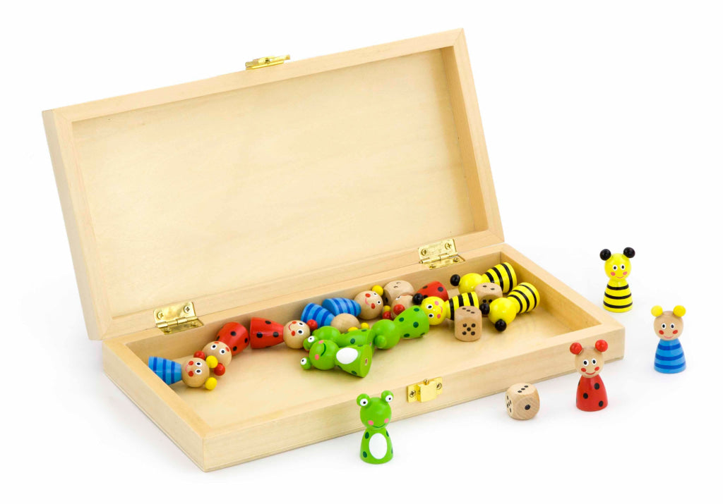 Viga Wooden Ludo Board Game