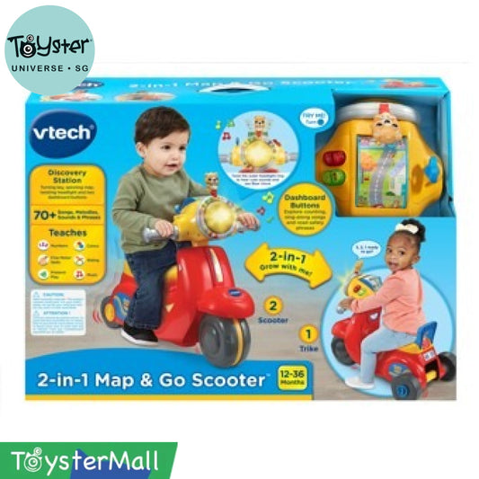 VTech 2 IN 1 MAP N GO SCOOTER - VTech