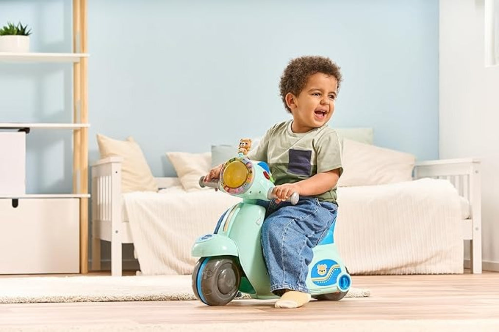 VTech 2 In 1 Ride N Balance Scooter Blue - VTech