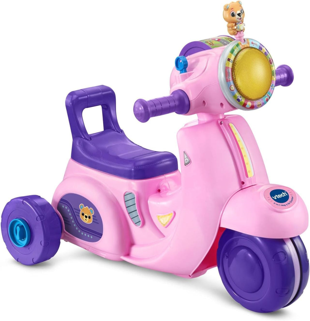 VTech 2 In 1 Ride N Balance Scooter Pink - VTech