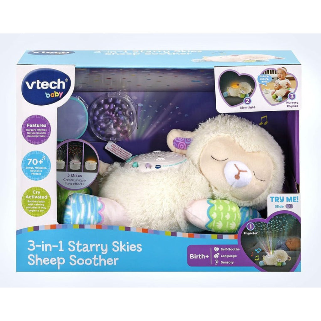 VTech 3 IN 1 Starry Skies Sheep Soother - VTech
