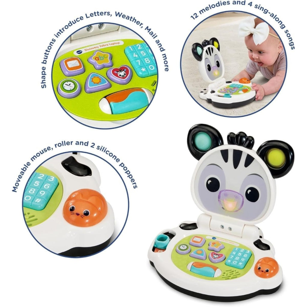 VTech Discovery Zebra Laptop - VTech