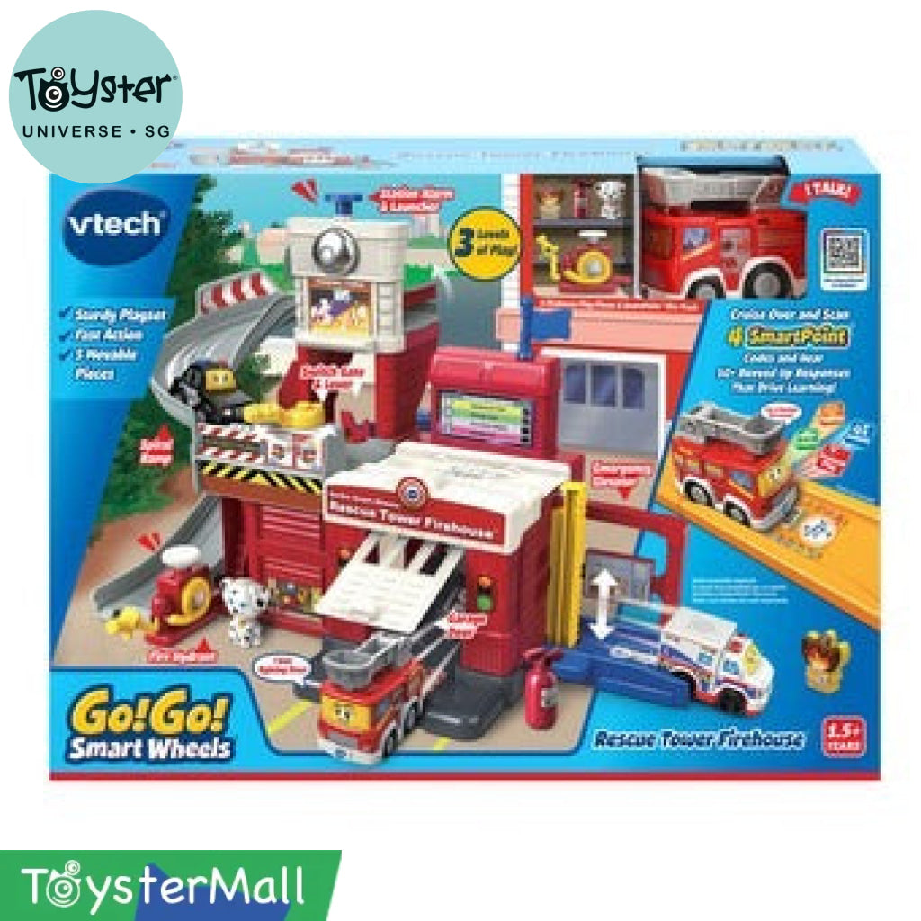 VTech Go! Go! Smart Wheels Rescue Tower Firehouse - VTech