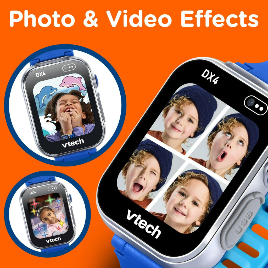 VTech KidiZoom Smartwatch DX4 Blue - VTech