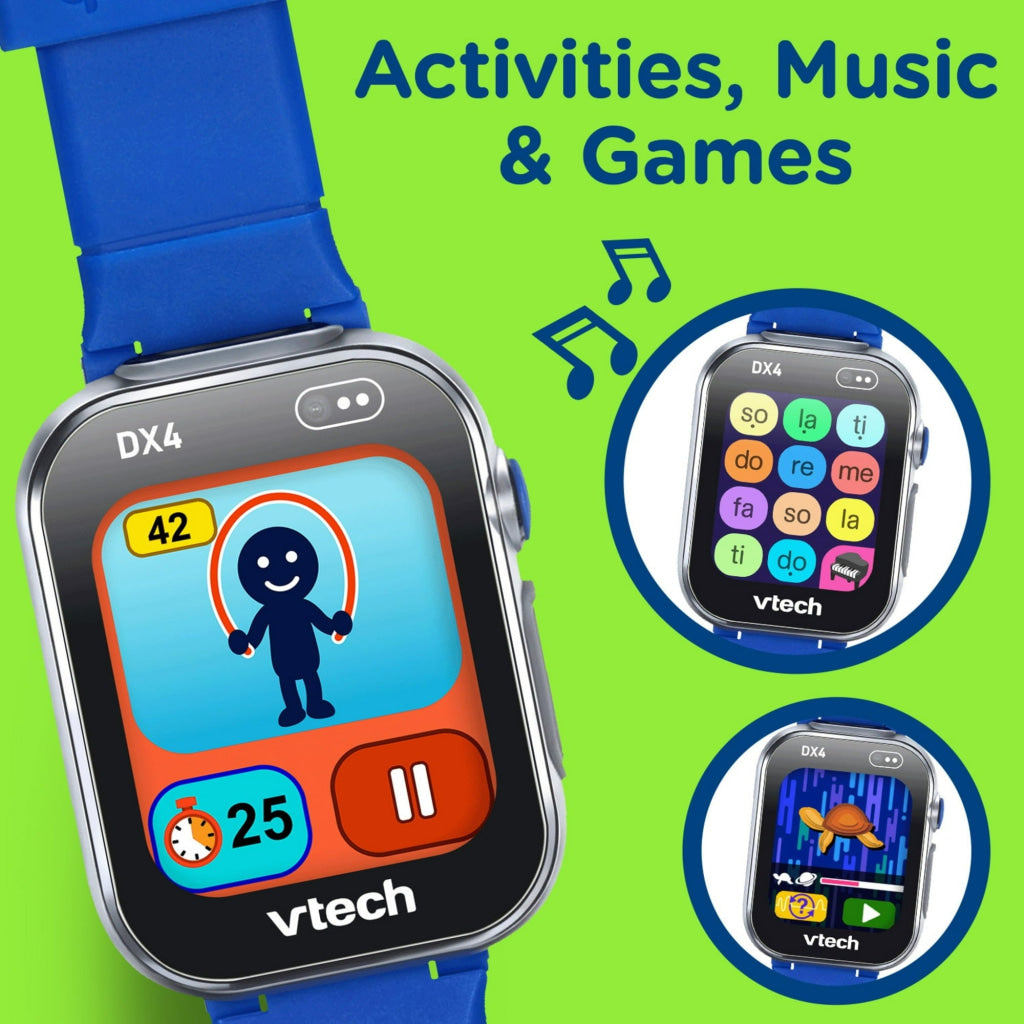 VTech KidiZoom Smartwatch DX4 Blue - VTech