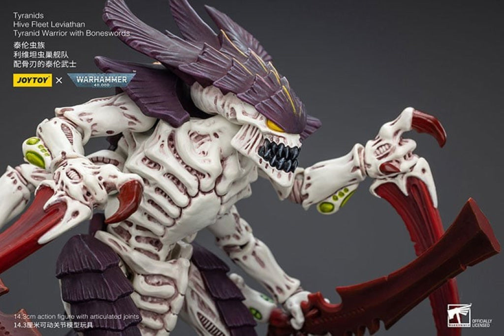 WARHAMMER 40K Tyranids Hive Fleet Leviathan Tyranid Warrior with Boneswords JT7004 - WARHAMMER 40K
