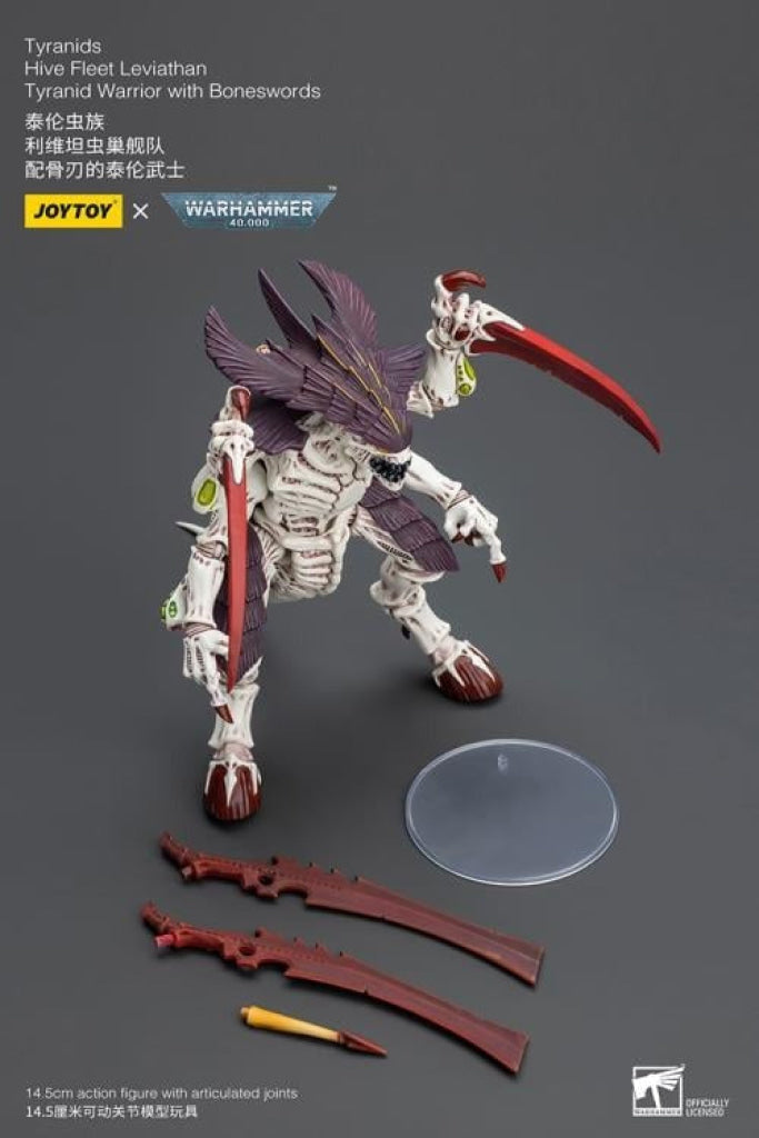 WARHAMMER 40K Tyranids Hive Fleet Leviathan Tyranid Warrior with Boneswords JT7004 - WARHAMMER 40K