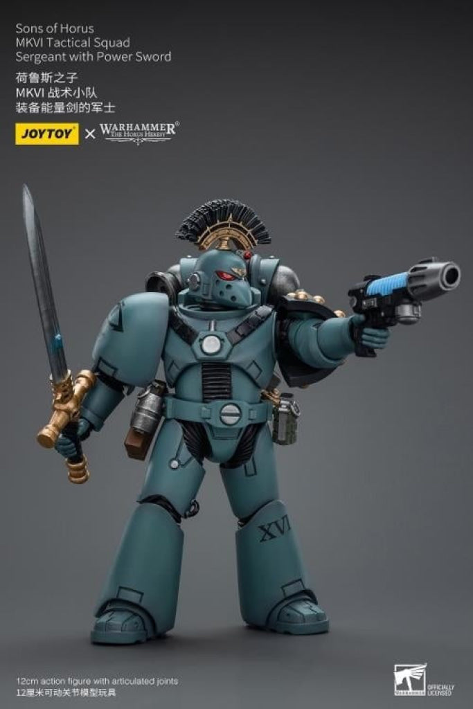 Sons Of Horus: Mkvi Tactical Squad Sergeant With Power Sword Jt9466 Warhammer 40K