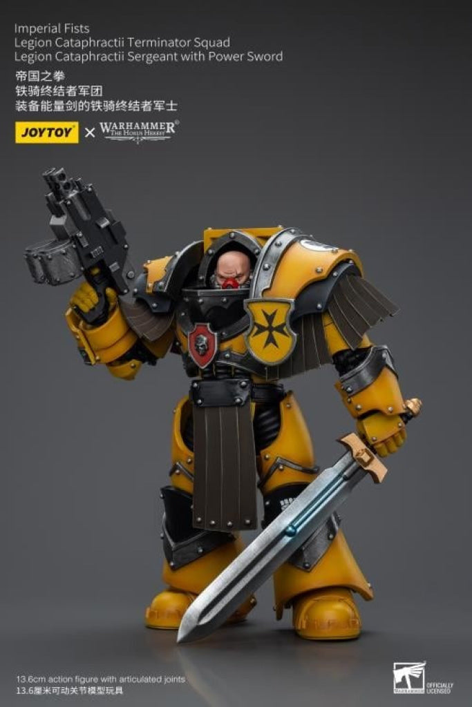 WARHAMMER - The Horus Heresy: Imperial Fists Legion Cataphractii Terminator Squad Legion Cataphractii Sergeant with