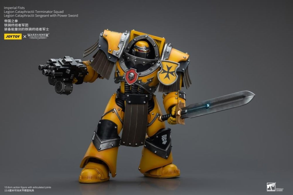 WARHAMMER - The Horus Heresy: Imperial Fists Legion Cataphractii Terminator Squad Legion Cataphractii Sergeant with