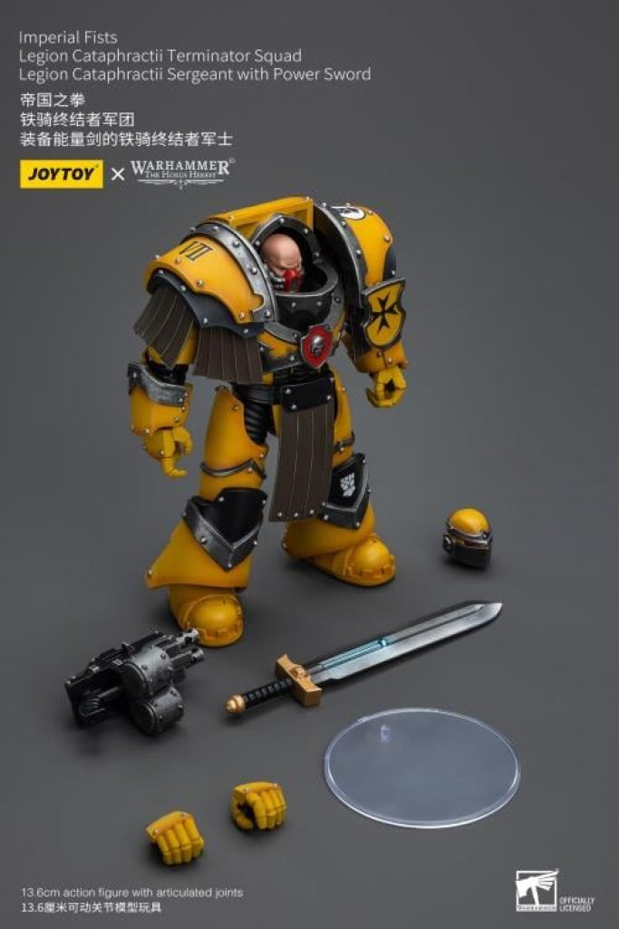 WARHAMMER - The Horus Heresy: Imperial Fists Legion Cataphractii Terminator Squad Legion Cataphractii Sergeant with