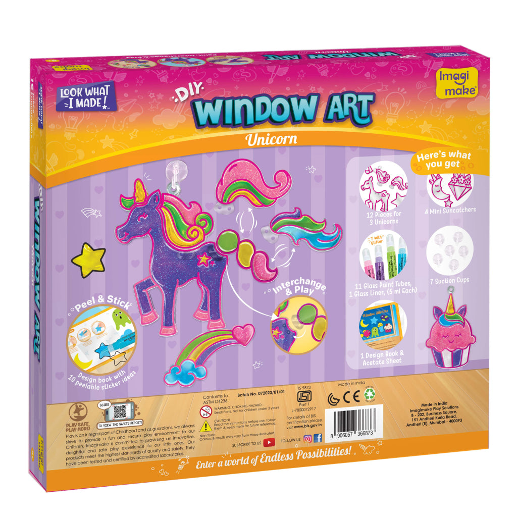 Window Art Unicorn - Window Art