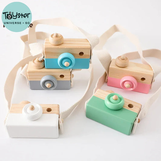 Wooden Baby Toys Fashion Camera