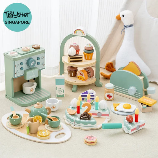 Wooden Kitchen Pretend Play