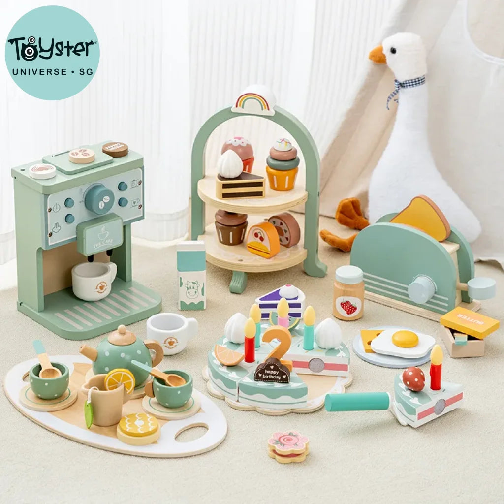 Wooden Kitchen Pretend Play