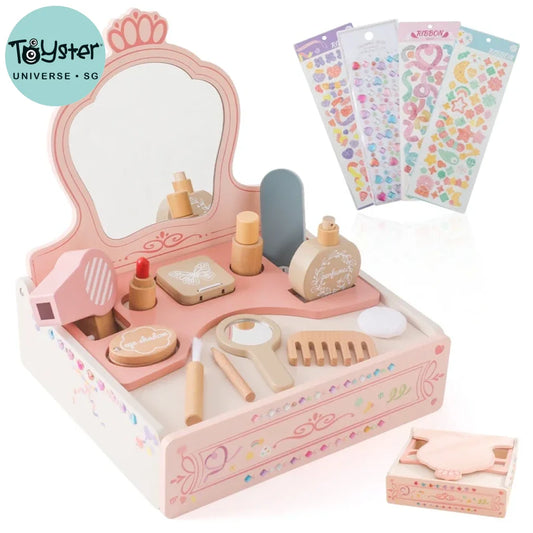 Wooden Makeup Set Play House Toys
