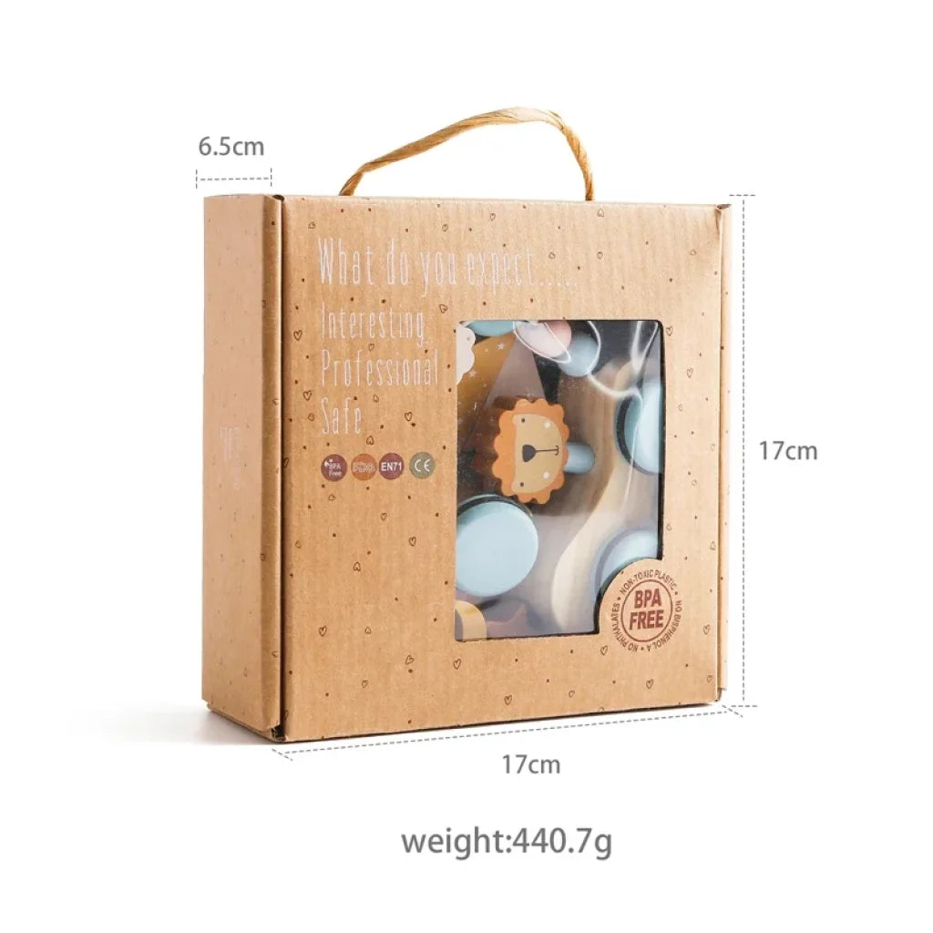 Wooden Rainbow Train