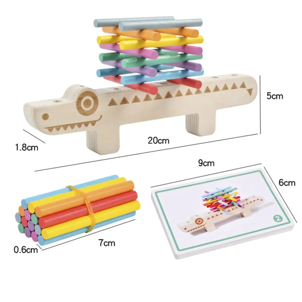 Wooden Toy Colour Matching Games - As shown