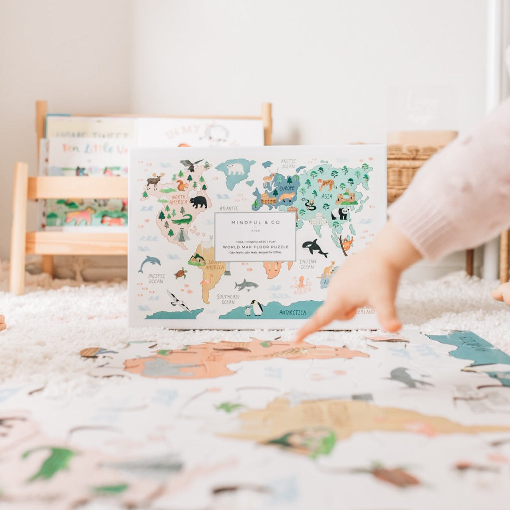 World Map Floor Puzzle - Activity Toys