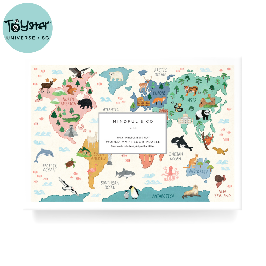 World Map Floor Puzzle - Activity Toys