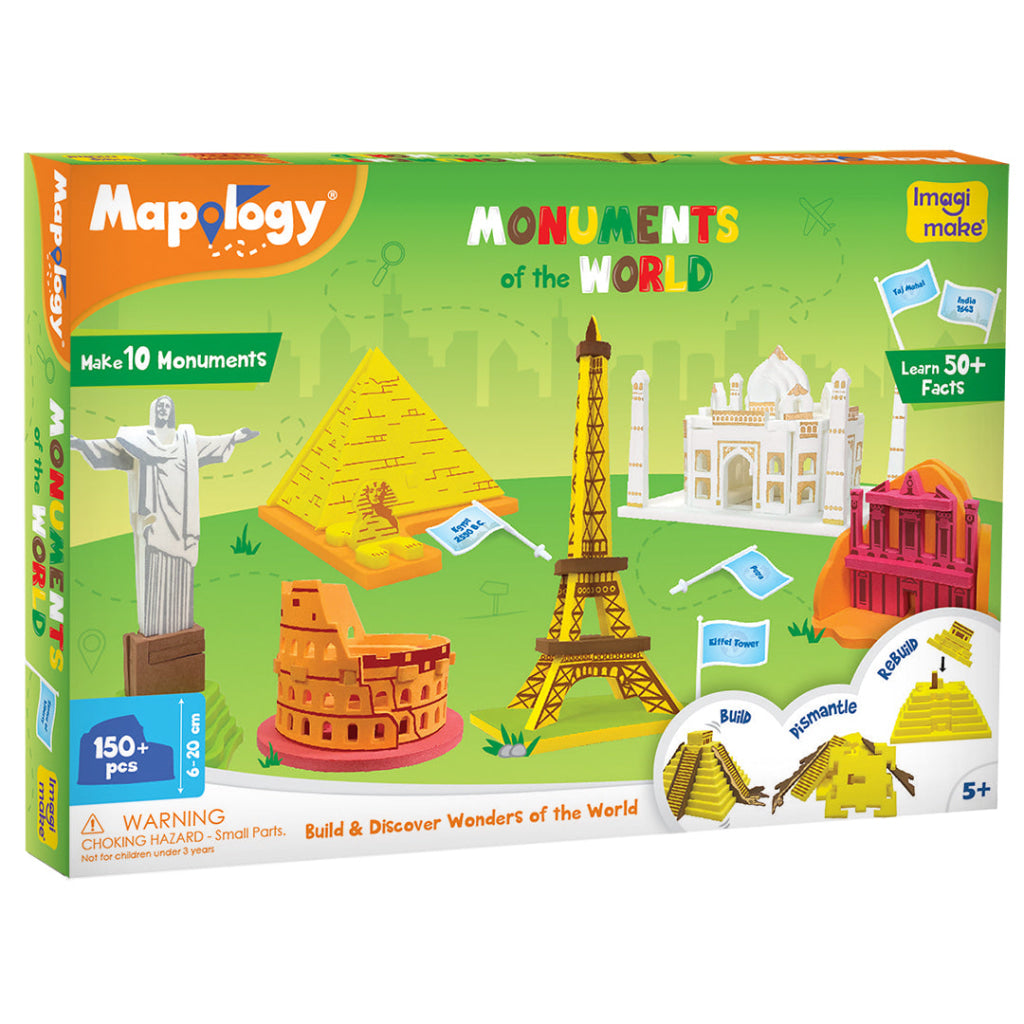 World Monuments Building Set – Learn History & Geography - Mapology