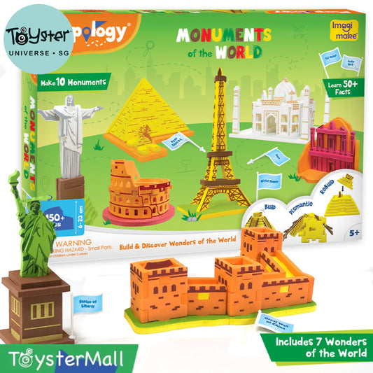 World Monuments Building Set – Learn History & Geography - Mapology