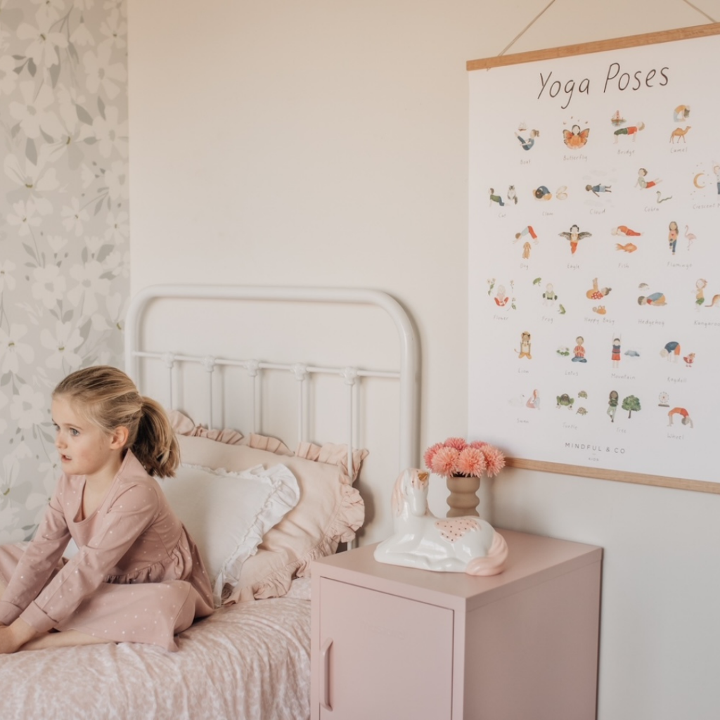 Yoga Poses Decorative Poster Print