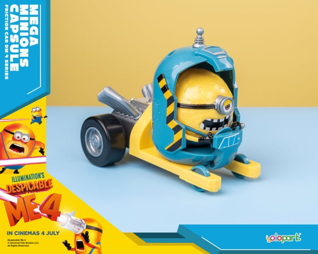 Yolopark Despicable Me 4 - Mega Minions Capsule Friction Car