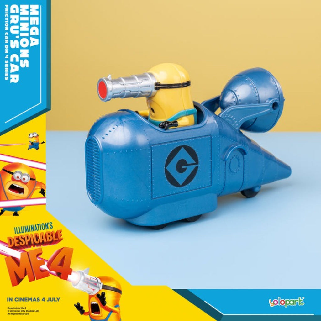 Yolopark Despicable Me 4 - Mega Minions Gru’s Car Friction Car