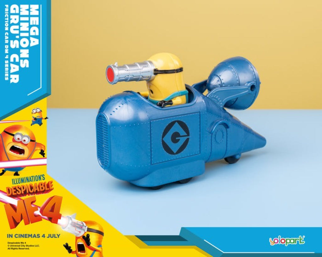 Yolopark Despicable Me 4 - Mega Minions Gru’s Car Friction Car