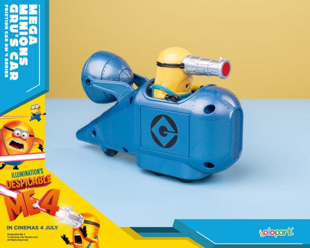 Yolopark Despicable Me 4 - Mega Minions Gru’s Car Friction Car