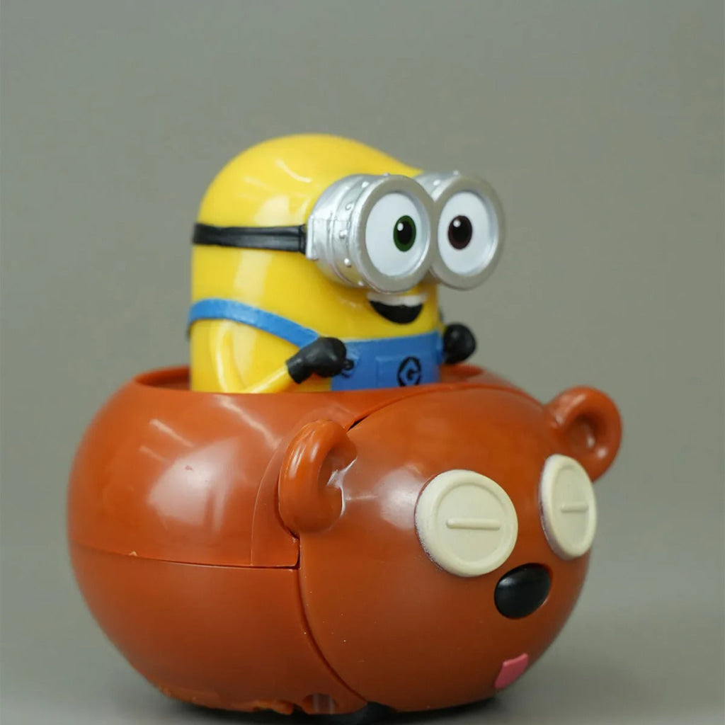 Yolopark Despicable Me 4 - Minions Bear Pull Back Function Car (With Sound)