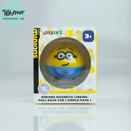Yolopark Despicable Me 4 - Minions Magnetic Pull Back Function Car (Assorted)