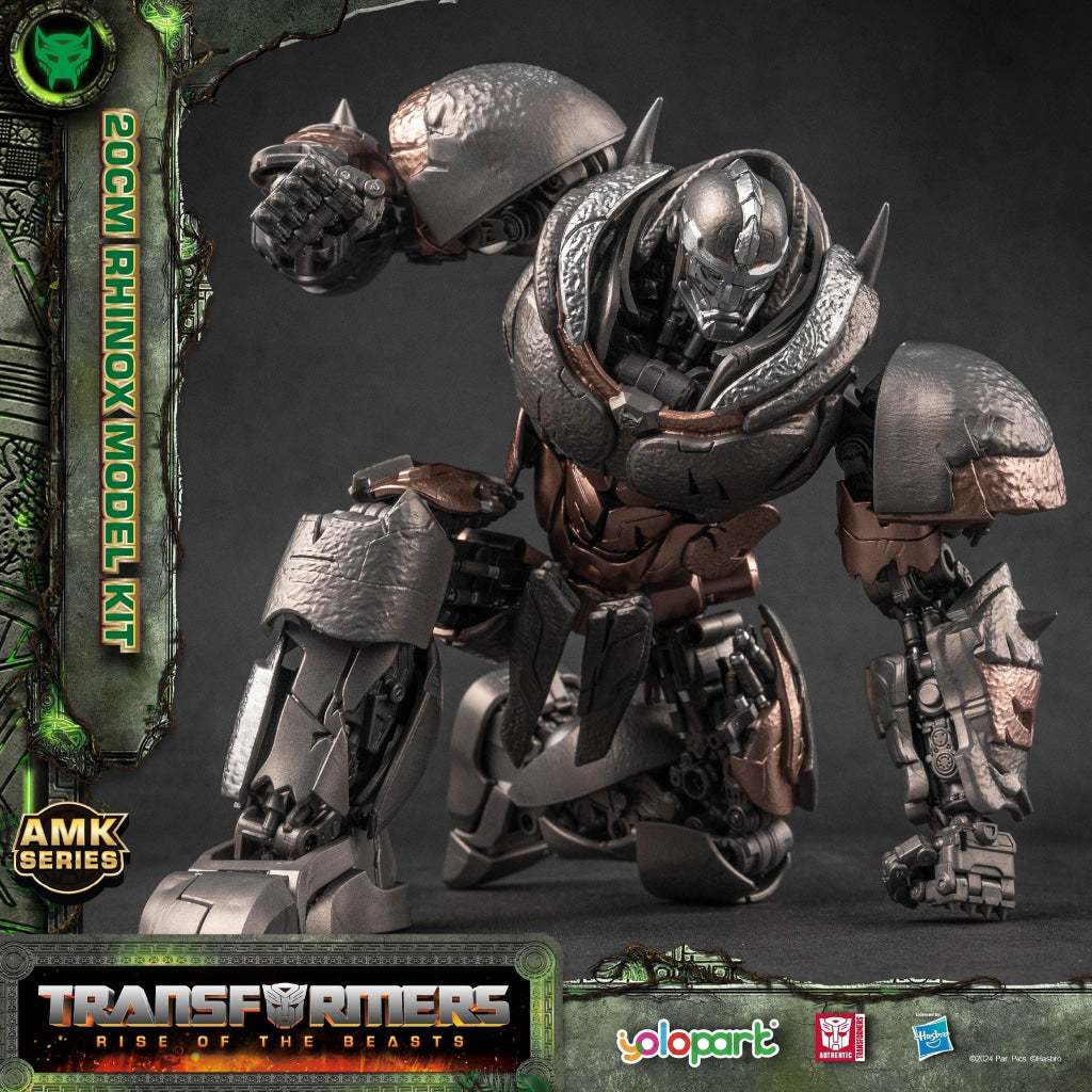 Yolopark Transformers: Rise Of The Beasts - 20Cm Rhinox Model Kit Amk Series Transformers