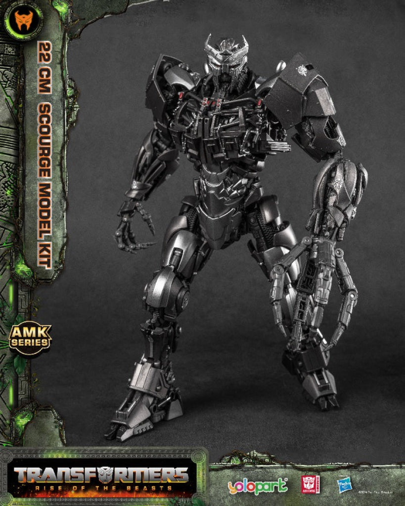 Yolopark Transformers: Rise Of The Beasts - 22Cm Scourge Model Kit Amk Series Transformers