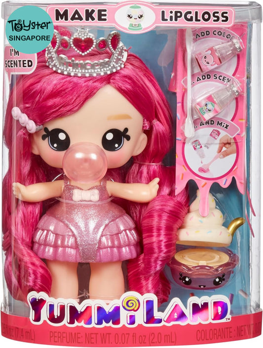 Yummiland Large Doll With Lipgloss Pet - Bianca Bubblegum