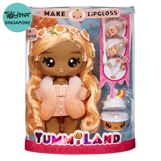 Yummiland Large Doll With Lipgloss Pet - Piper Peach