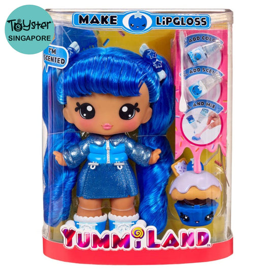 Yummiland Large Doll With Lipgloss Pet - Rory Blueberry