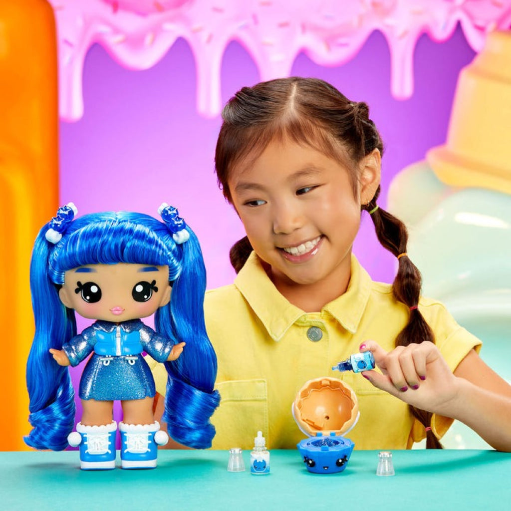 Yummiland Large Doll With Lipgloss Pet - Rory Blueberry